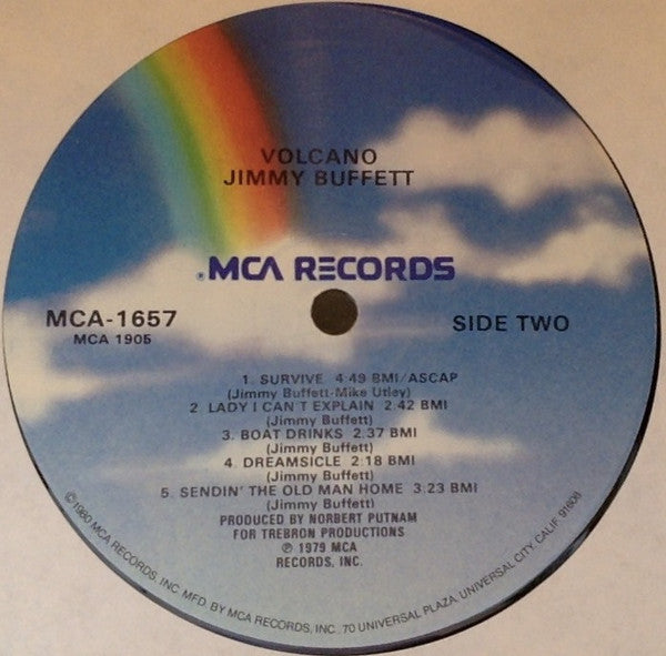Jimmy Buffett : Volcano (LP, Album, RE, Gat)