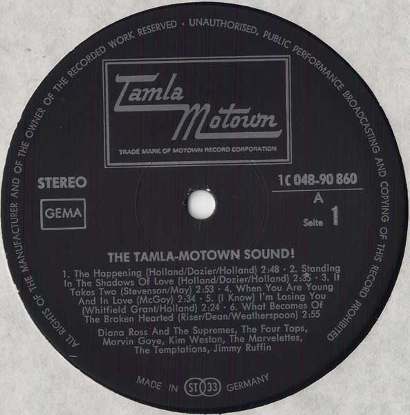 Various : The Tamla-Motown Sound! (LP, Comp, RE)