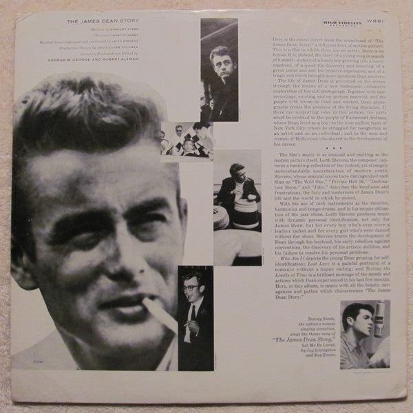 Leith Stevens : The James Dean Story - Music From The Motion Picture Soundtrack (LP, Album, Mono)