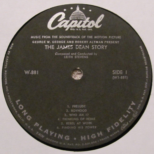 Leith Stevens : The James Dean Story - Music From The Motion Picture Soundtrack (LP, Album, Mono)