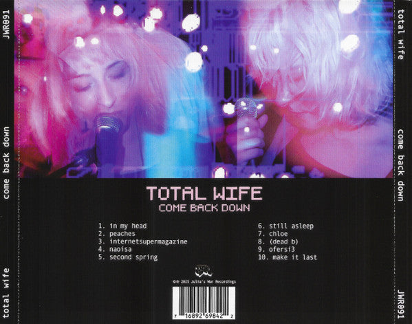 Total Wife : Come Back Down (CD, Album)