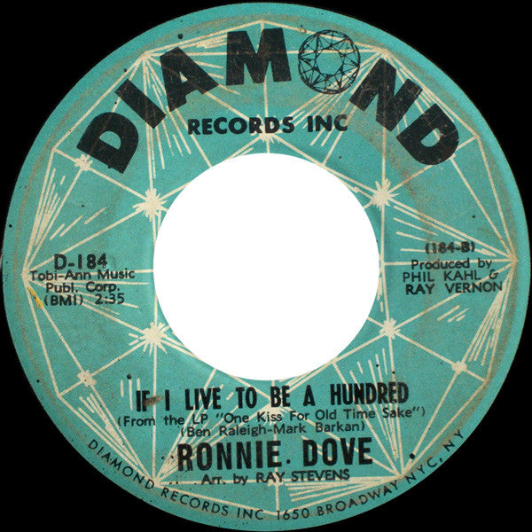 Ronnie Dove : A Little Bit Of Heaven (7", Single)