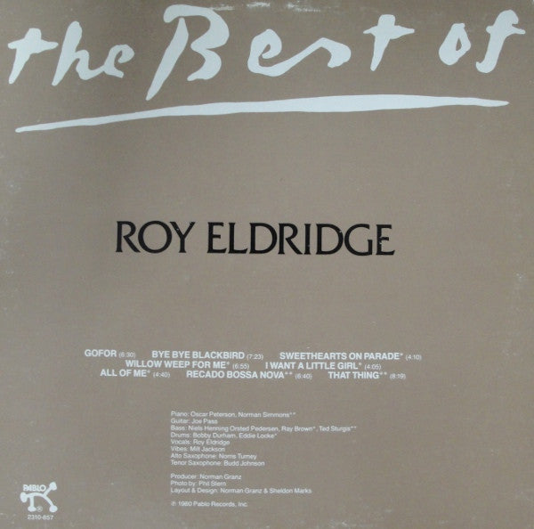 Roy Eldridge : The Best Of (LP, Comp)
