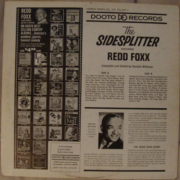 Redd Foxx : The Sidesplitter Volume 2 (LP, RE)