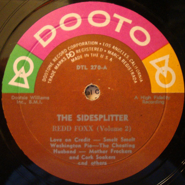Redd Foxx : The Sidesplitter Volume 2 (LP, RE)
