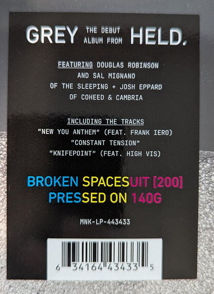 Held. : Grey (LP, Album, Tri)
