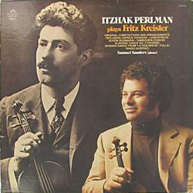 Itzhak Perlman : Itzhak Perlman Plays Fritz Kreisler (LP, Album)