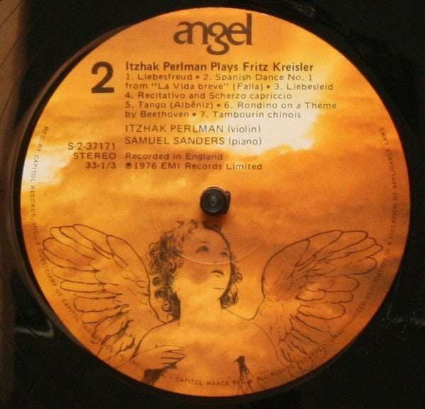 Itzhak Perlman : Itzhak Perlman Plays Fritz Kreisler (LP, Album)