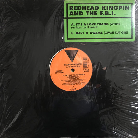 Redhead Kingpin And The FBI : It's A Love Thang (Word) (12")