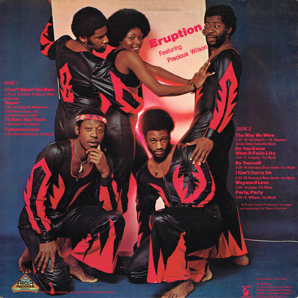 Eruption (4) Featuring Precious Wilson : Eruption (LP, Album, San)