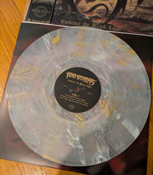 100 Demons : Embrace The Black Light (LP, Album, Ltd, Whi)