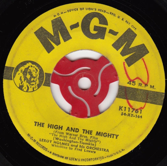 Leroy Holmes And His Orchestra* : The High And The Mighty / Lisa (7")