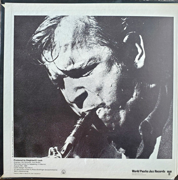 The Klaus Doldinger Quartet* : Blues Happening (LP, Album, Gat)