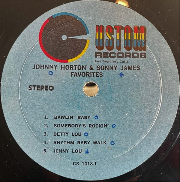 Johnny Horton & Sonny James : Favorites (LP, Album)