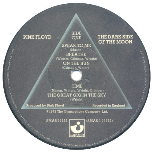 Pink Floyd : The Dark Side Of The Moon (LP, Album, RE, Win)