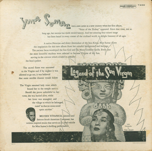 Yma Sumac : Legend Of The Sun Virgin (LP, Album, Mono, RE)