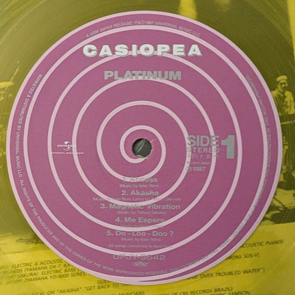 Casiopea : Platinum (LP, Album, Ltd, RE, Cle)