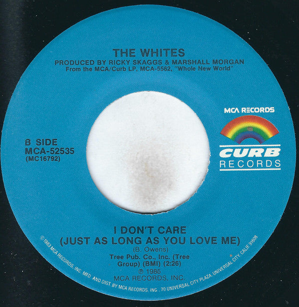 The Whites : If It Ain't Love (Let's Leave It Alone) (7", Single, Pin)