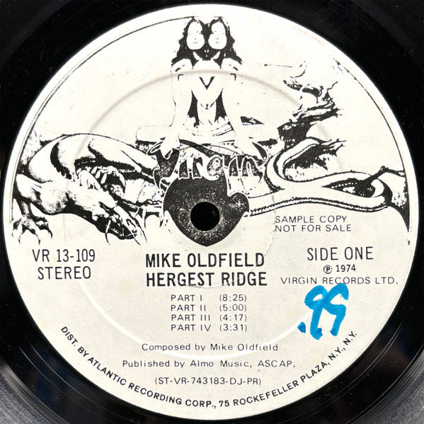 Mike Oldfield : Hergest Ridge (LP, Album, Promo, PR )