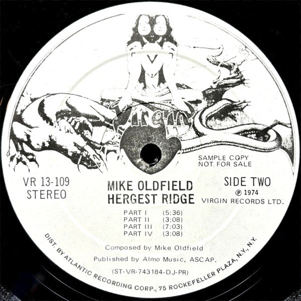 Mike Oldfield : Hergest Ridge (LP, Album, Promo, PR )