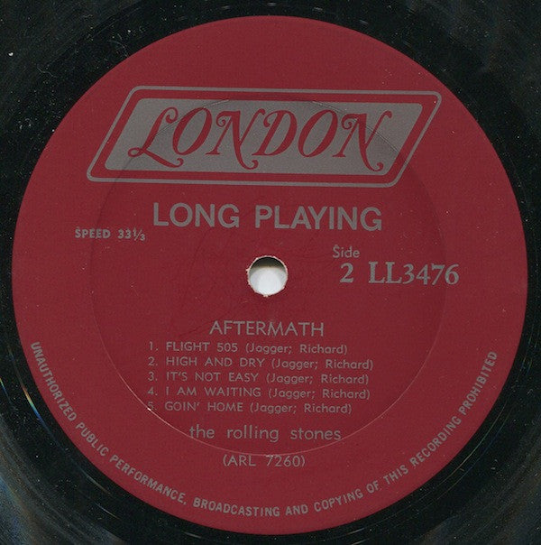 The Rolling Stones : Aftermath (LP, Album, Mono, All)