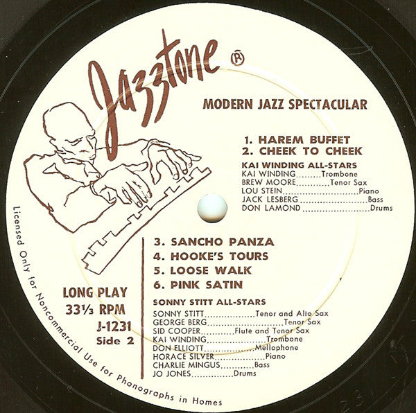 Kai Winding All-Stars*, Sonny Stitt All-Stars* : Modern Jazz Spectacular (LP, Comp)