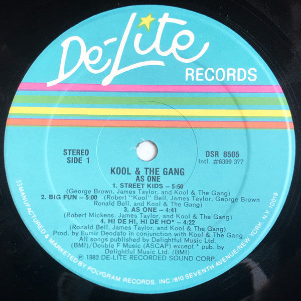 Kool & The Gang : As One (LP, Album, 53 )