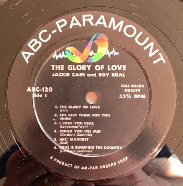 Jackie And Roy* : The Glory Of Love (LP, Album, Mono)