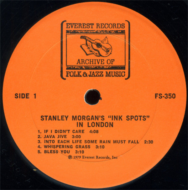 Stanley Morgan's Ink Spots : Stanley Morgan's Ink Spots In London (LP, Album)