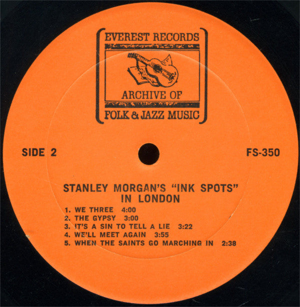 Stanley Morgan's Ink Spots : Stanley Morgan's Ink Spots In London (LP, Album)