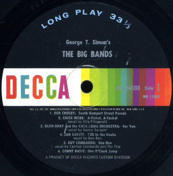 Various : The Big Bands (3xLP, Comp, Mono, Pit + Box, Comp)