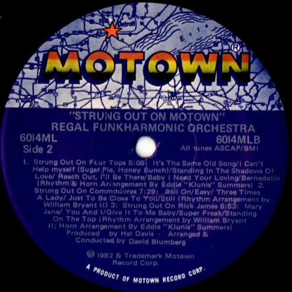 Regal Funkharmonic Orchestra : Strung Out On Motown (LP)