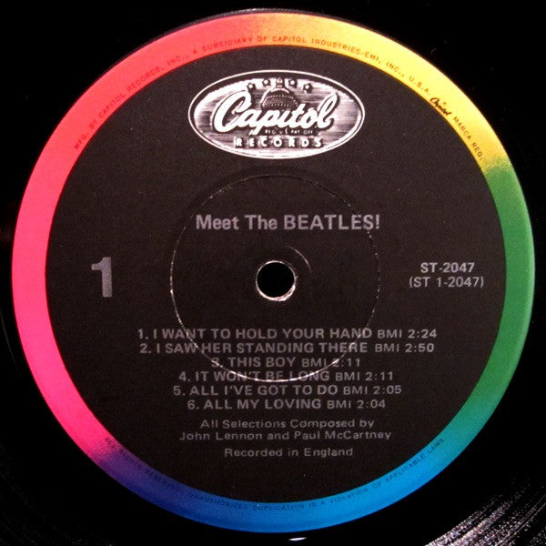 The Beatles : Meet The Beatles! (LP, Album, RE)