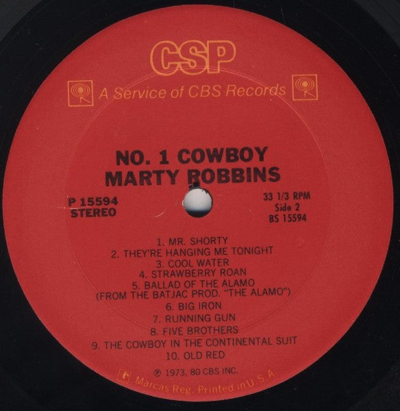 Marty Robbins : No. 1 Cowboy (LP, Comp)