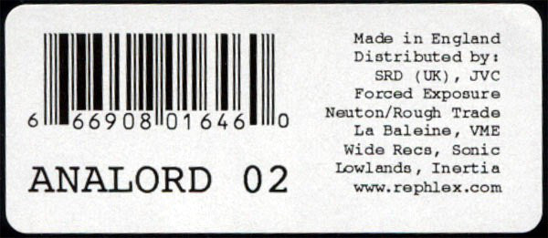 AFX* : Analord 02 (12")