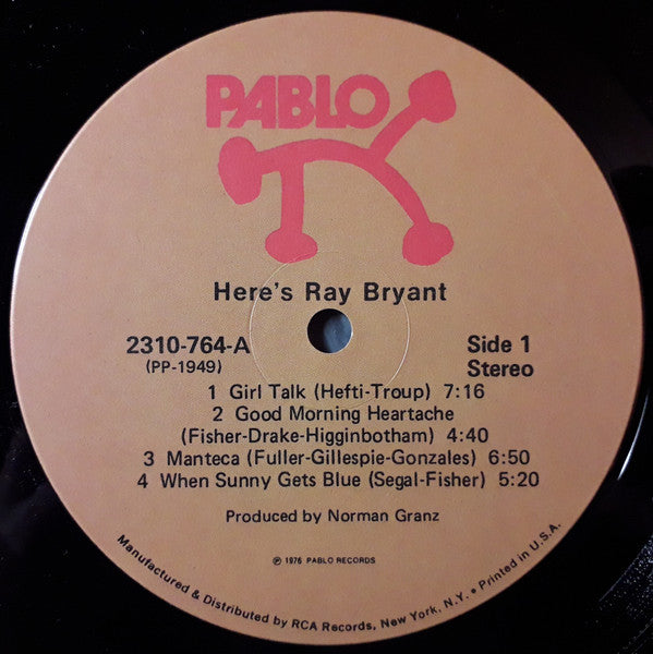 Ray Bryant : Here's Ray Bryant (LP, Album, Ind)