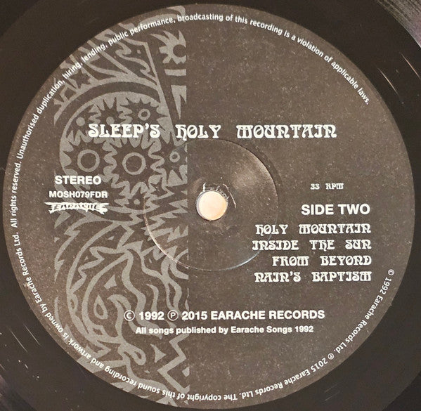 Sleep : Sleep's Holy Mountain (LP, Album, RE)
