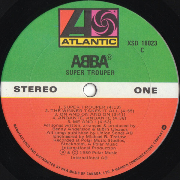 ABBA : Super Trouper (LP, Album, C)