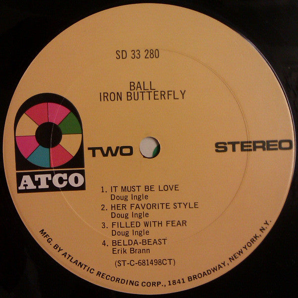 Iron Butterfly : Ball (LP, Album, CT )