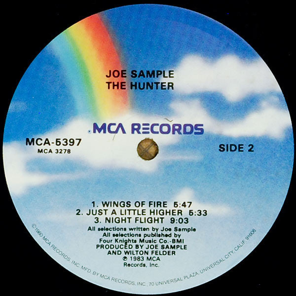 Joe Sample : The Hunter (LP, Album, Glo)