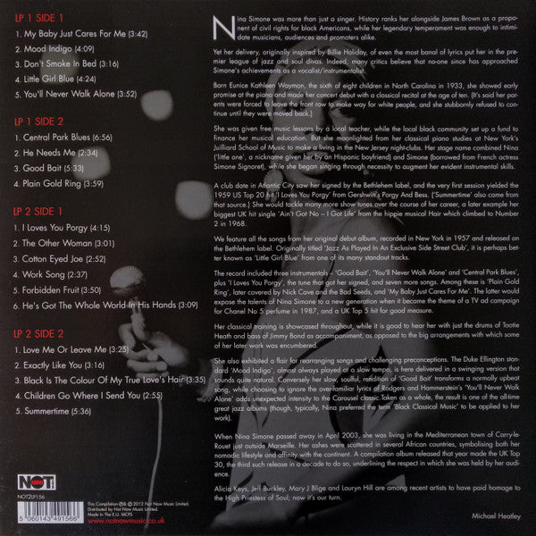 Nina Simone : My Baby Just Cares For Me (2xLP, Comp)