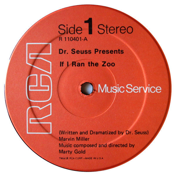 Dr. Seuss : If I Ran The Zoo / Sleep Book (LP, RP)