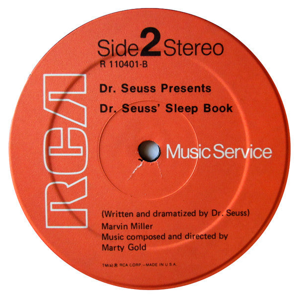 Dr. Seuss : If I Ran The Zoo / Sleep Book (LP, RP)