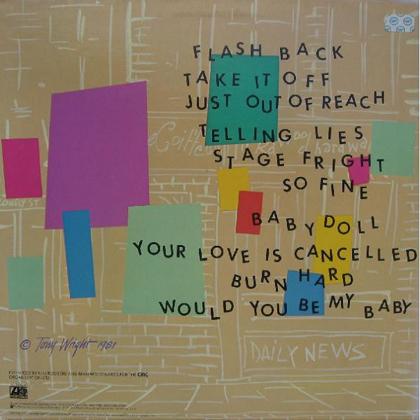 Chic : Take It Off (LP, Album, SP-)