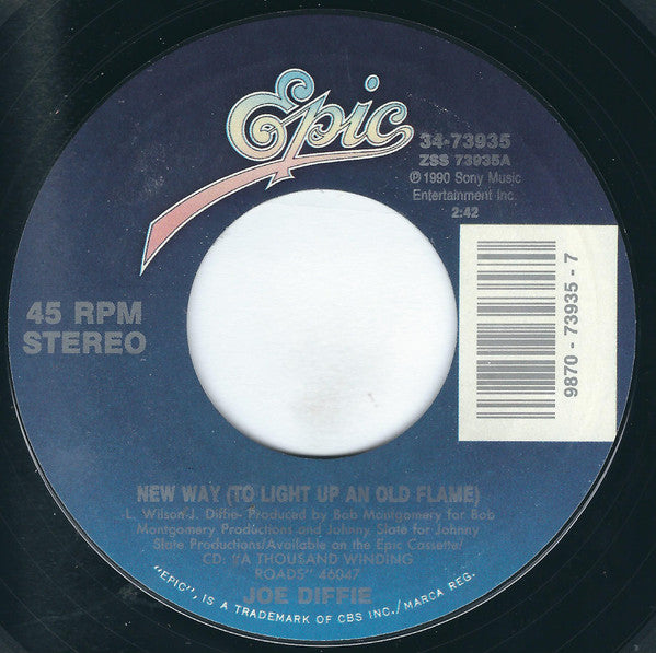 Joe Diffie : New Way (To Light Up An Old Flame) (7", Single, Styrene, Car)
