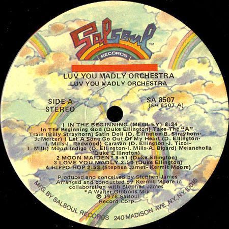 Luv You Madly Orchestra : Luv You Madly Orchestra (LP, Album)