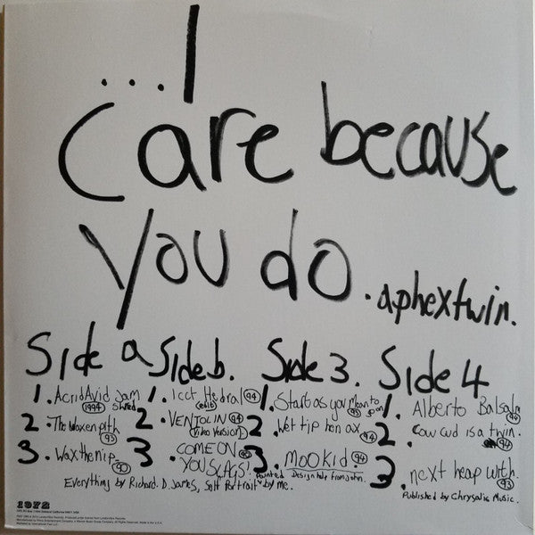 Aphex Twin : ...I Care Because You Do (2xLP, Album, RE)