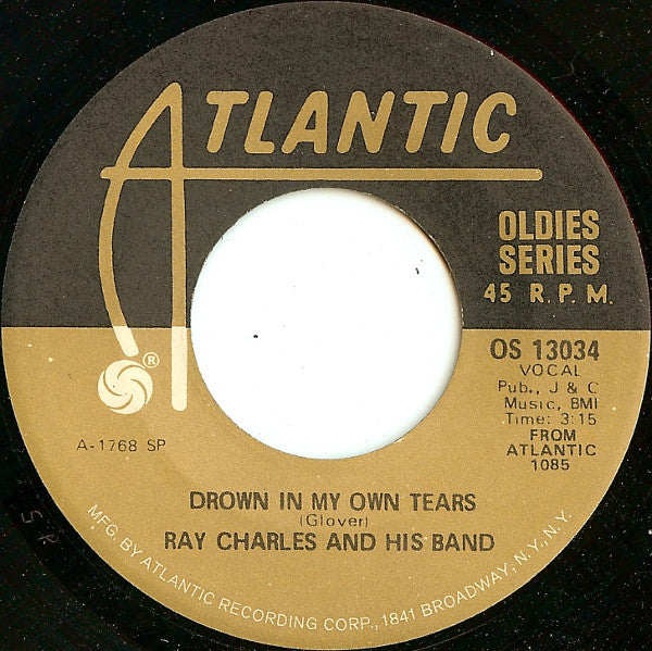 Ray Charles And His Band / Ray Charles : Drown In My Own Tears / Hallelujah I Love Her So (7")