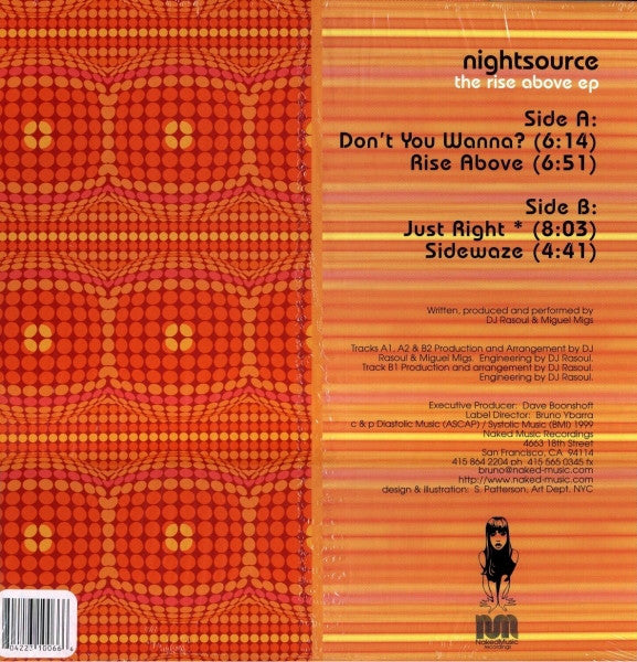 Nightsource : The Rise Above EP (12", EP)