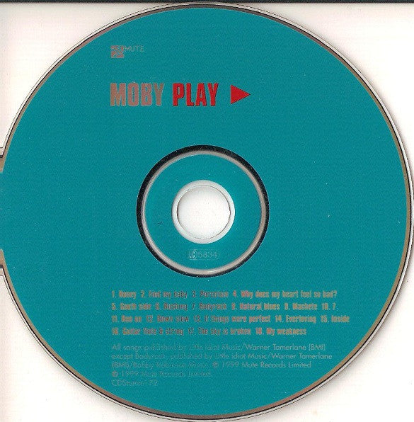 Buy Moby : Play (CD, Album) Online for a great price – Easy Going ...